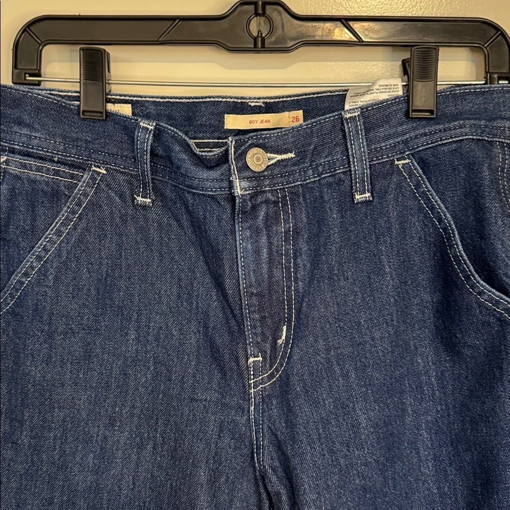 Levi's Premium Denim Painter Boy Jeans in Snooze Ya Lose Wash - Picture 8 of 16